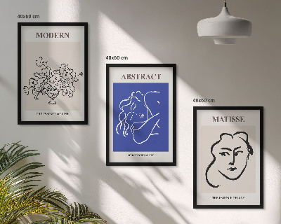 Set tablouri pentru dormitor Posterele moderne ale lui Matisse