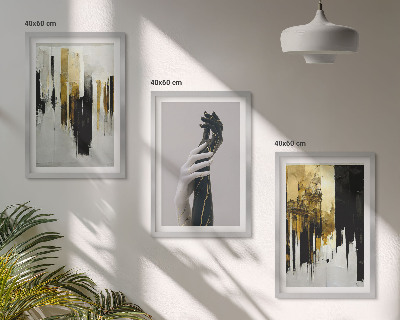 Set tablouri pentru dormitor Modele abstracte de pictură manuală