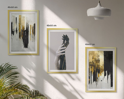 Set tablouri pentru dormitor Modele abstracte de pictură manuală
