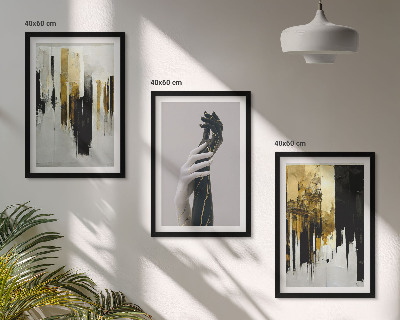Set tablouri pentru dormitor Modele abstracte de pictură manuală