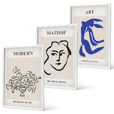Set tablouri decorative Postere minimaliste abstracte