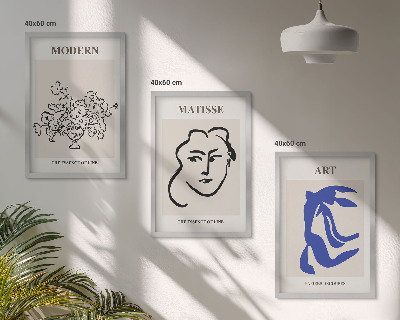 Set tablouri decorative Postere minimaliste abstracte