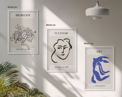 Set tablouri decorative Postere minimaliste abstracte