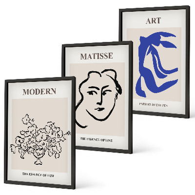 Set tablouri decorative Postere minimaliste abstracte