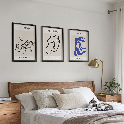 Set tablouri decorative Postere minimaliste abstracte