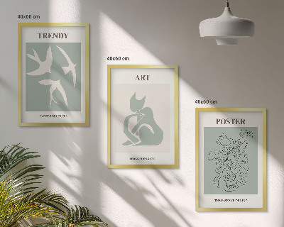Set tablouri pentru dormitor Ilustrațiile elegante ale lui Matisse