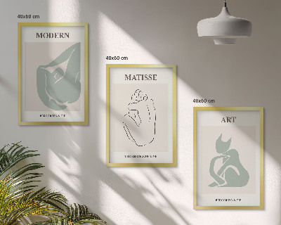 Set tablouri pentru dormitor Figuri pastelate abstracte