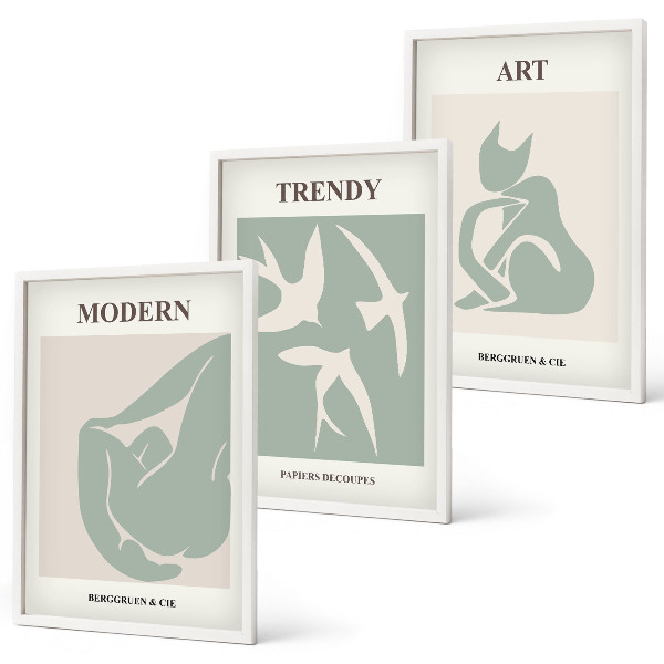 Set tablouri decorative Figuri abstracte Matisse
