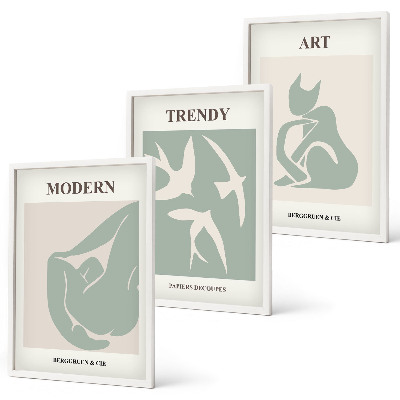 Set tablouri decorative Figuri abstracte Matisse