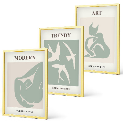 Set tablouri decorative Figuri abstracte Matisse