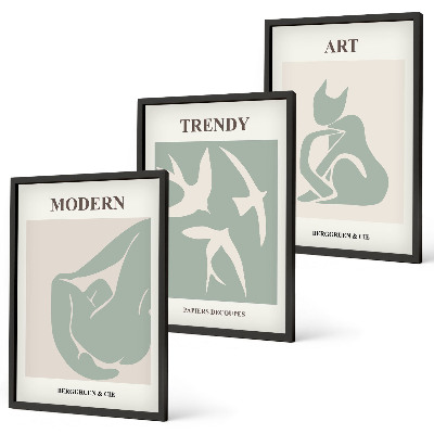 Set tablouri decorative Figuri abstracte Matisse