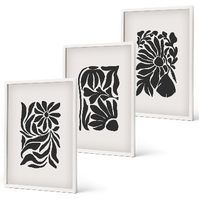 Set tablouri pentru dormitor Modele abstracte de plante