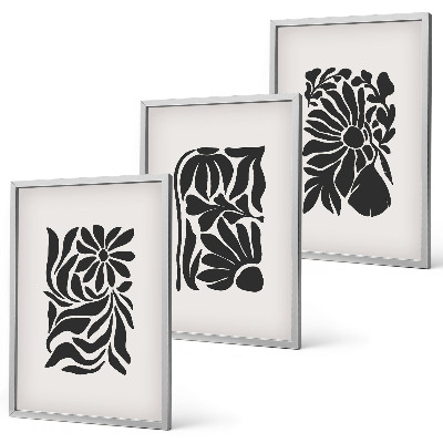 Set tablouri pentru dormitor Modele abstracte de plante