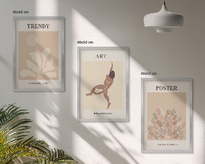 Set tablouri decorative Formele abstracte ale lui Matisse