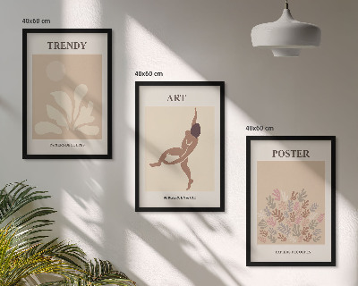 Set tablouri decorative Formele abstracte ale lui Matisse