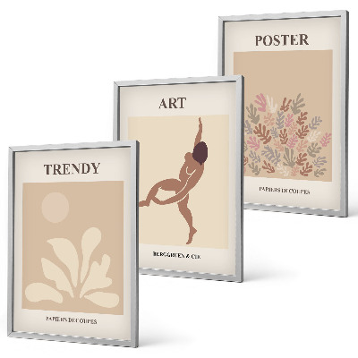 Set tablouri decorative Formele abstracte ale lui Matisse