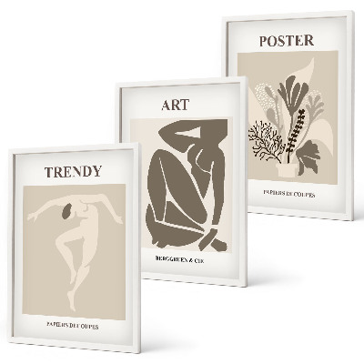 Set tablouri pentru dormitor Figurile vegetale ale lui Matisse