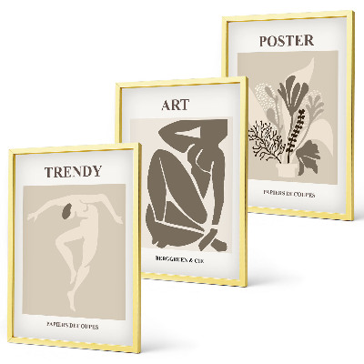 Set tablouri pentru dormitor Figurile vegetale ale lui Matisse