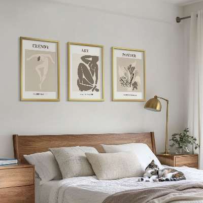 Set tablouri pentru dormitor Figurile vegetale ale lui Matisse