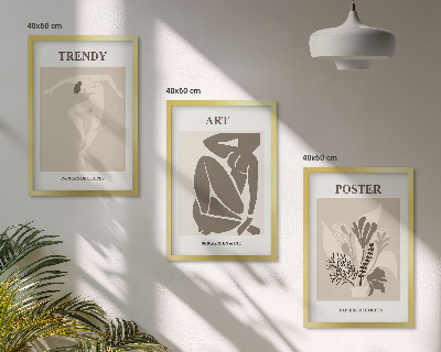 Set tablouri pentru dormitor Figurile vegetale ale lui Matisse
