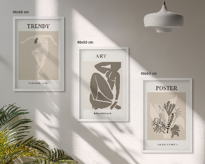 Set tablouri pentru dormitor Figurile vegetale ale lui Matisse