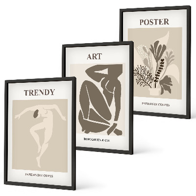 Set tablouri pentru dormitor Figurile vegetale ale lui Matisse