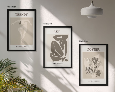 Set tablouri pentru dormitor Figurile vegetale ale lui Matisse