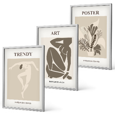 Set tablouri pentru dormitor Figurile vegetale ale lui Matisse