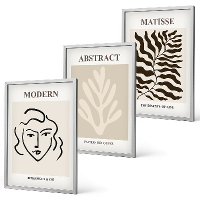 Set tablouri decorative Arta frunzelor de față Matisse