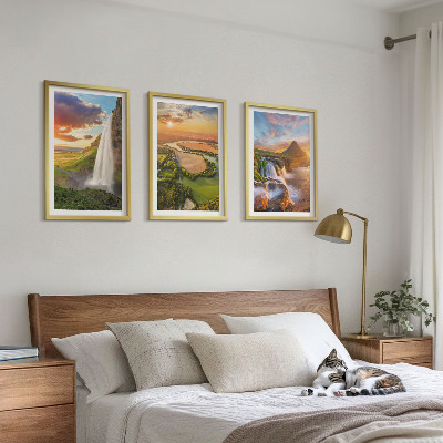 Set tablouri pentru dormitor Peisaje de cascade din vest