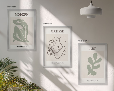 Set tablouri decorative Design elegant de personaje vegetale