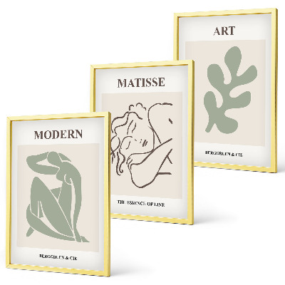 Set tablouri decorative Design elegant de personaje vegetale