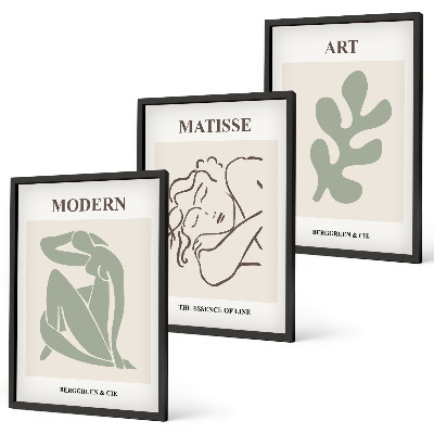 Set tablouri decorative Design elegant de personaje vegetale