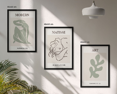 Set tablouri decorative Design elegant de personaje vegetale