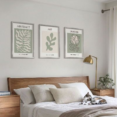 Set tablouri decorative Postere cu modele vegetale ale lui Matisse