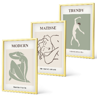 Set tablouri pentru dormitor Personaje minimaliste elegante