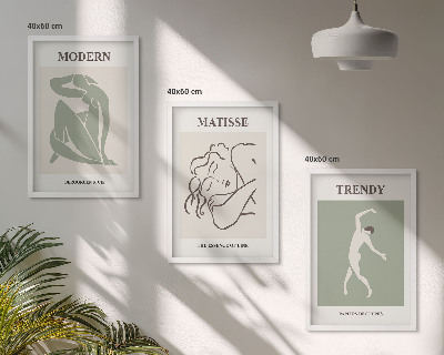 Set tablouri pentru dormitor Personaje minimaliste elegante
