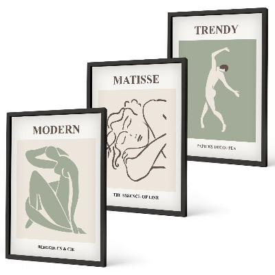 Set tablouri pentru dormitor Personaje minimaliste elegante