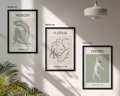 Set tablouri pentru dormitor Personaje minimaliste elegante