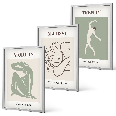 Set tablouri pentru dormitor Personaje minimaliste elegante