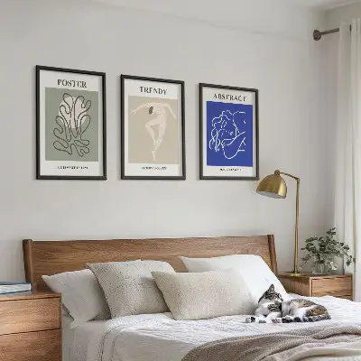 Set tablouri decorative cu grafică pastelată Henri Matisse