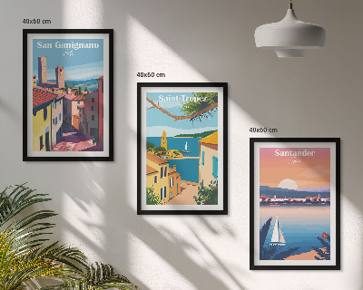 Set tablouri decorative Peisaje urbane italiene