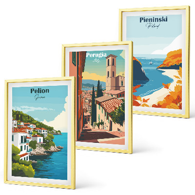 Set tablouri pentru dormitor Peisaje retro pitorești