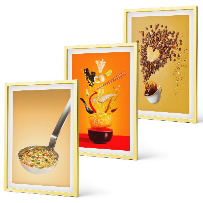 Set tablouri pentru dormitor Teme culinare pentru bucătărie