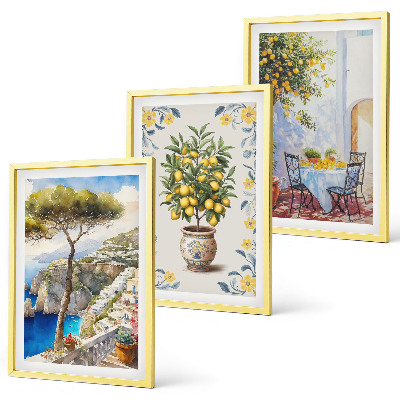Set tablouri decorative Picturi cu lămâi de mare