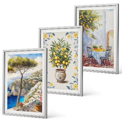 Set tablouri decorative Picturi cu lămâi de mare
