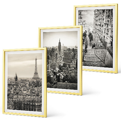 Set tablouri decorative Vederi Paris New York scări