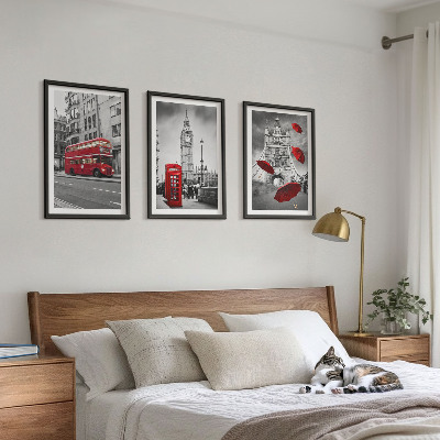 Set tablouri pentru dormitor Red Accents Londra