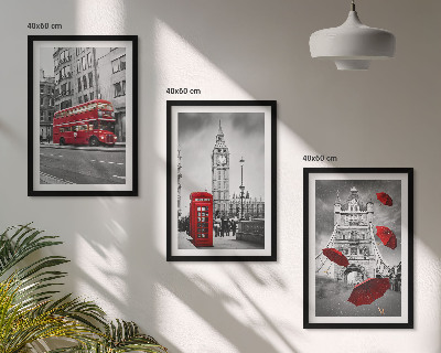 Set tablouri pentru dormitor Red Accents Londra