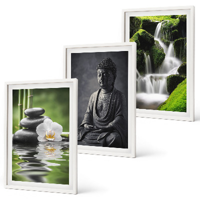 Set tablouri pentru dormitor Picturi relaxante în apă ZEN